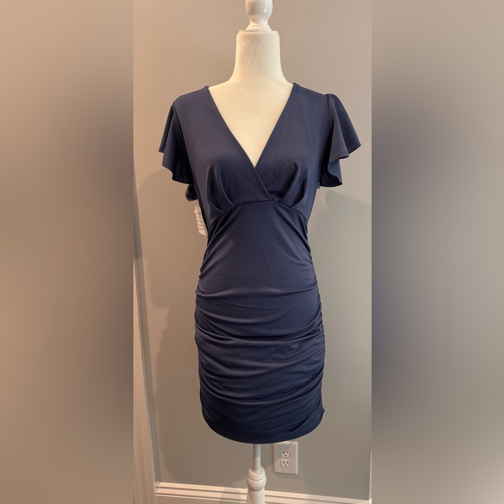 Elegant Navy Mini Dress